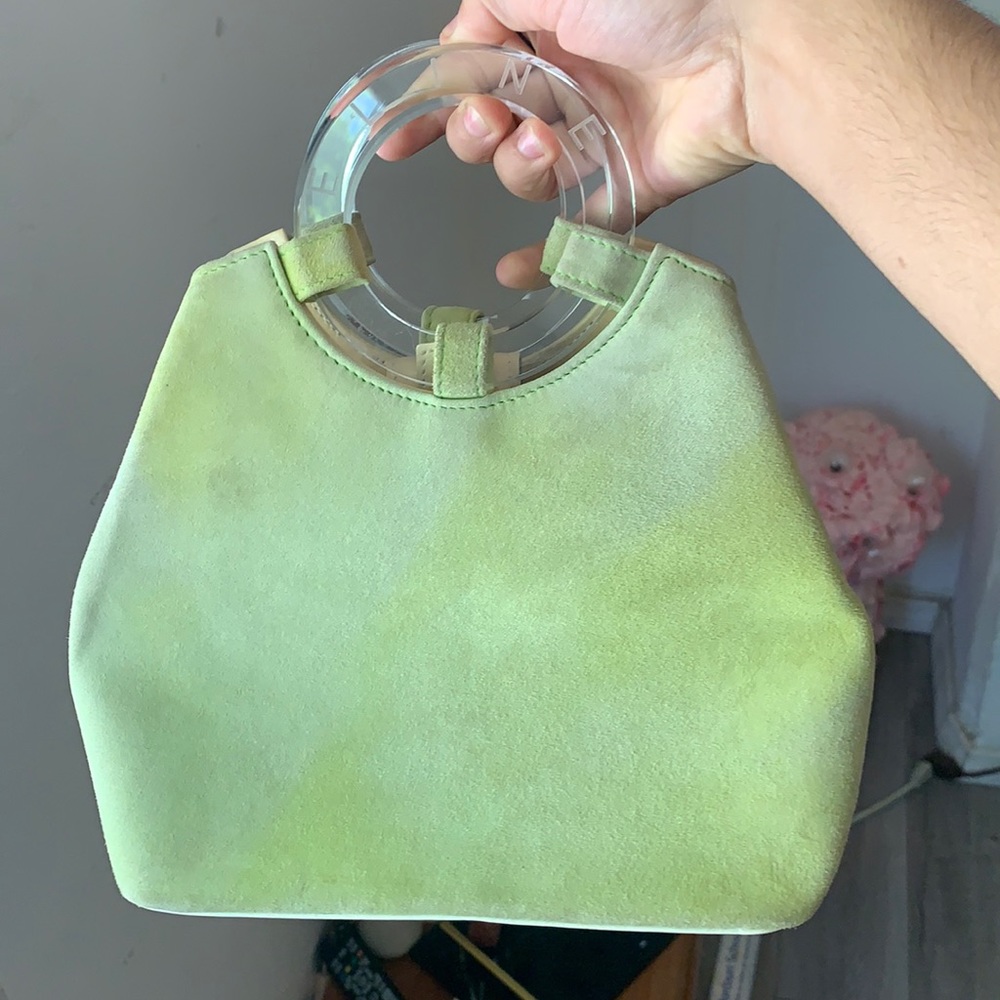 VINTAGE CELINE ACRYLIC HANDLE BAG